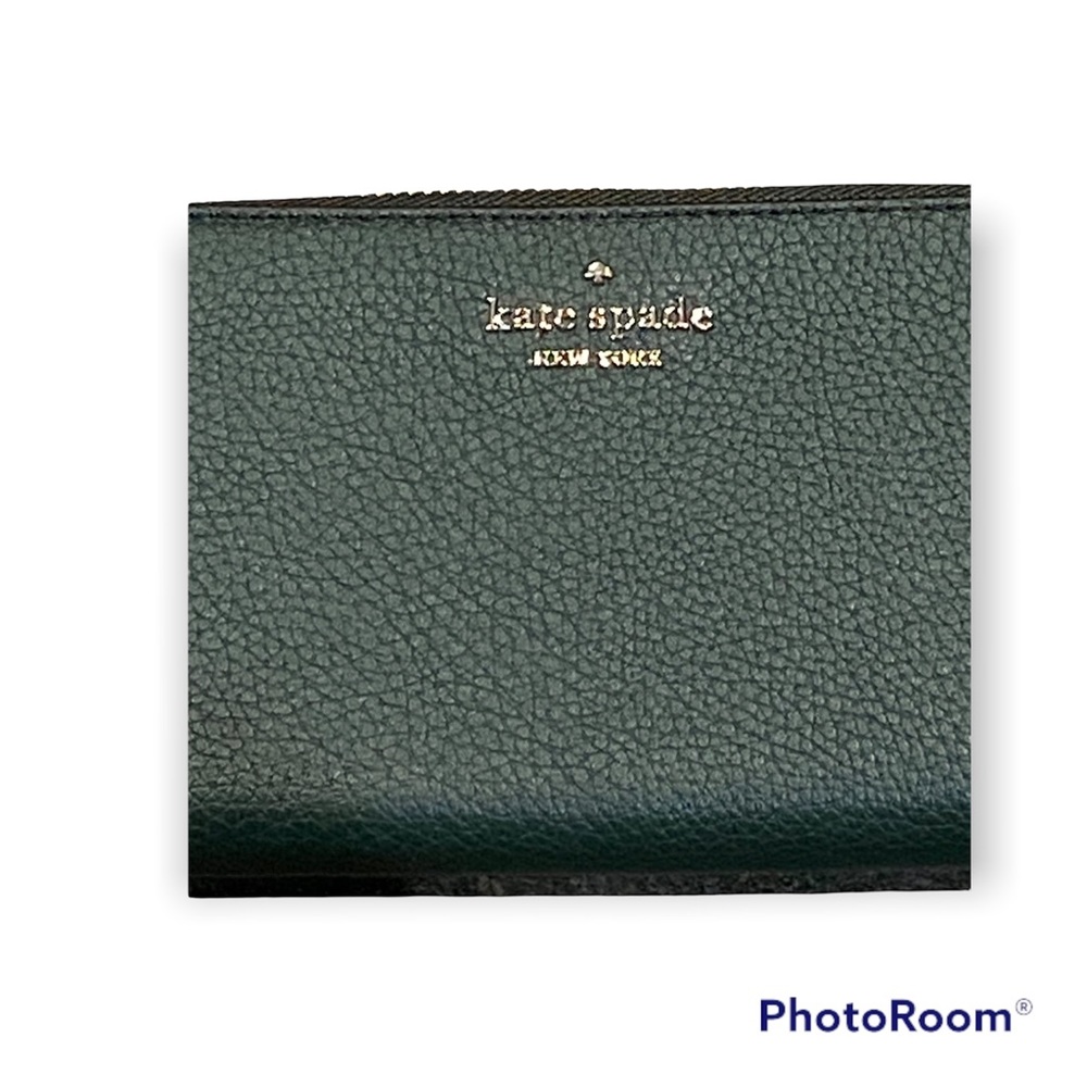 Kate Spade dark green continental wallet - Picture 3 of 4